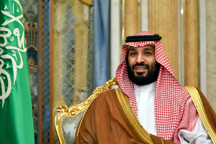Saudi Arabia's Crown Prince Mohammed bin Salman attends a meeting in Jeddah, Saudi Arabia, on Wednesday, Sept. 18, 2019. 