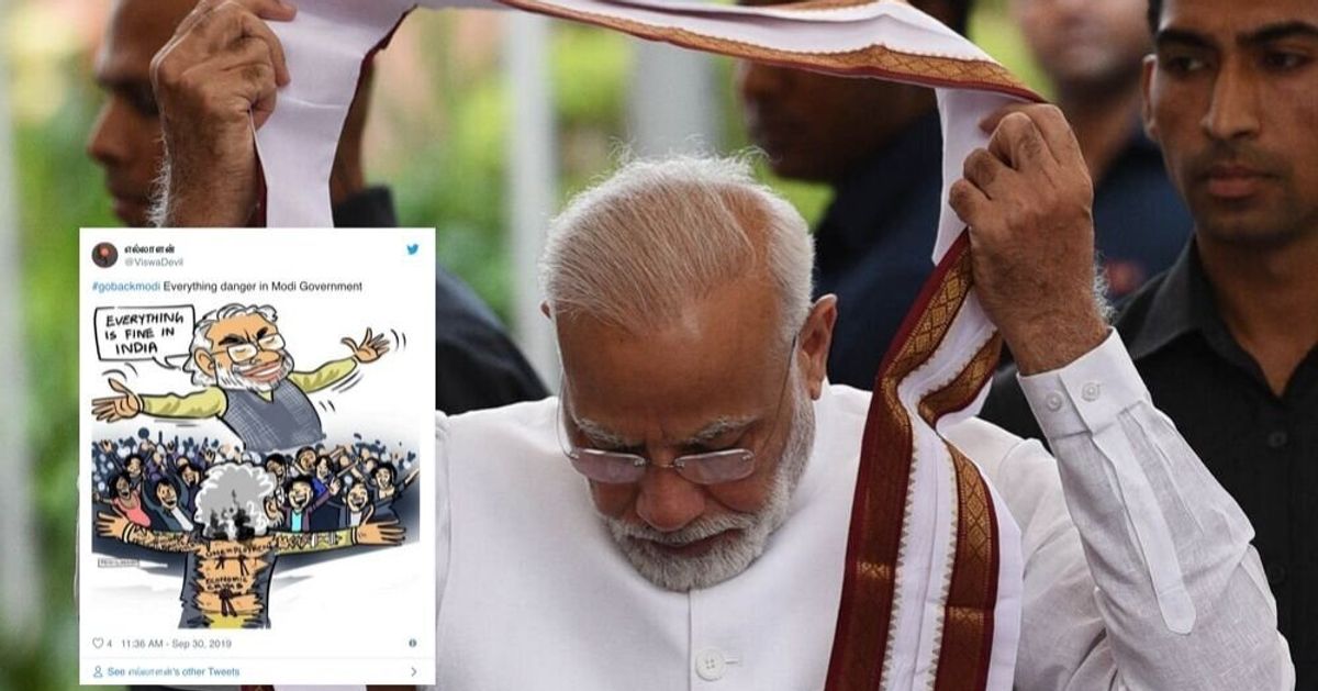 Gobackmodi Is Top Twitter Trend Again As Pm Lands In Chennai