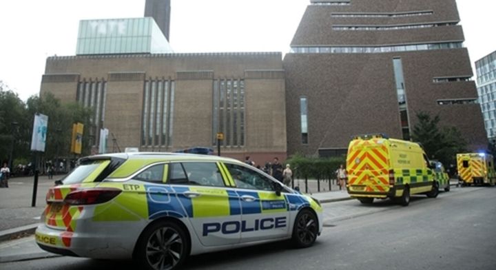 The little boy was allegedly thrown from a viewing platform at the Tate Modern art gallery 