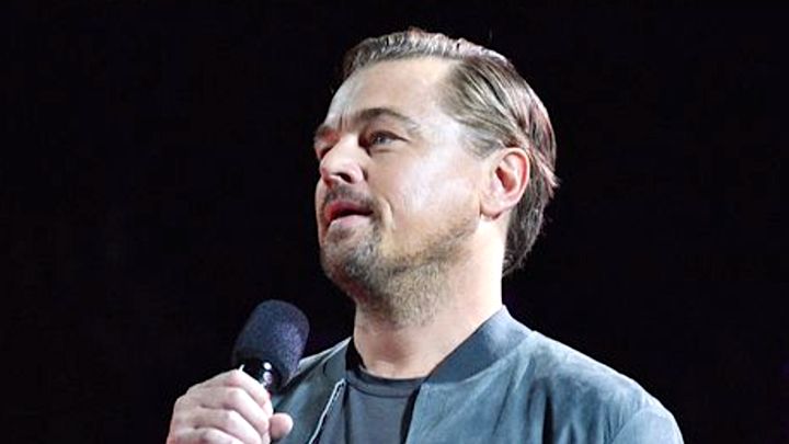 Leonardo DiCaprio spoke passionately at the Global Citizen Festival.