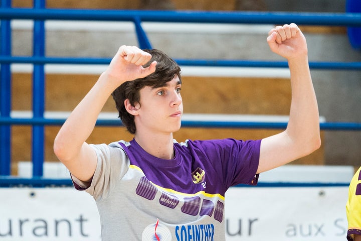 Pablo Urdangarin Borbón durante un partido del HBC de Nantes el pasado 7 de septiembre.