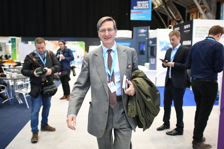 Dominic Grieve at the Conservative Party Conference at the Manchester Convention Centre.