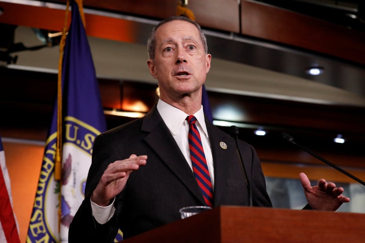 Rep. Mac Thornberry (R-Texas) speaks at a news conference on Capitol Hill in Washington, March 22, 2018.
