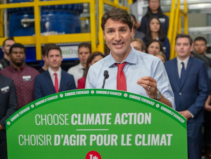 Trudeau's Liberals seem intent on shaping the ballot question around climate change.