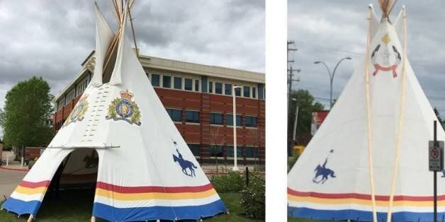 This teepee was stolen from Siksika First Nation.