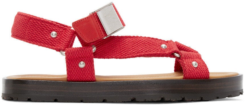 Acne Studios Red Ester Sandals 