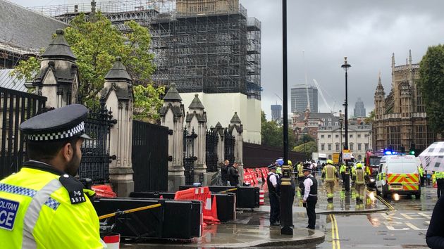 Man Douses Himself In Flammable Liquid Outside Parliament