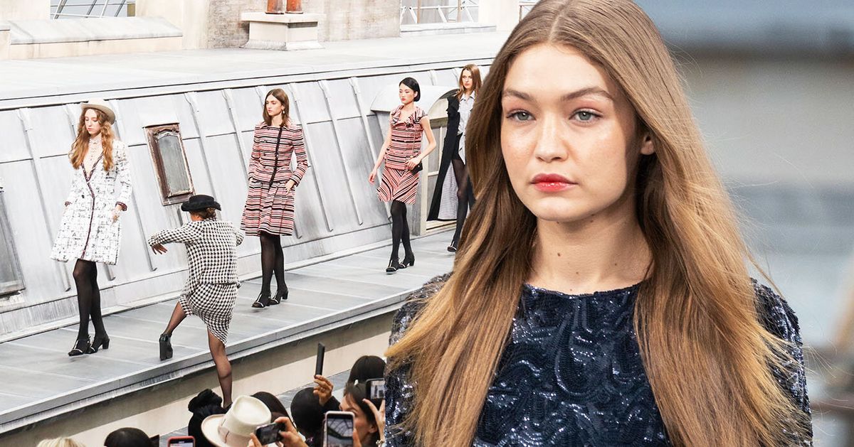 Comedian Gatecrashes Chanel Catwalk – Much To Gigi Hadid's Disapproval |  HuffPost UK Life