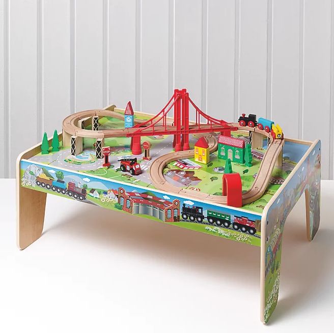 Tesco carousel cheap train table