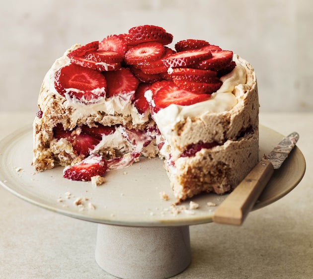 Bake Off Strawberry And Hazelnut Meringue Cake Recipe Inspired By The Show S Signature Challenge