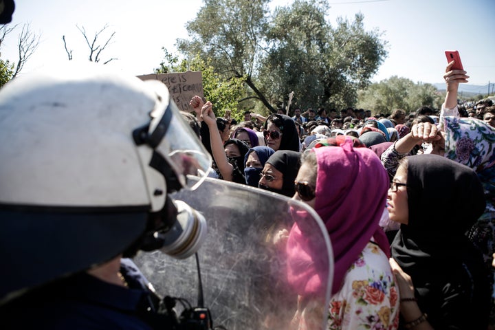 Φωτογραφία αρχείου από τη Λέσβο. 