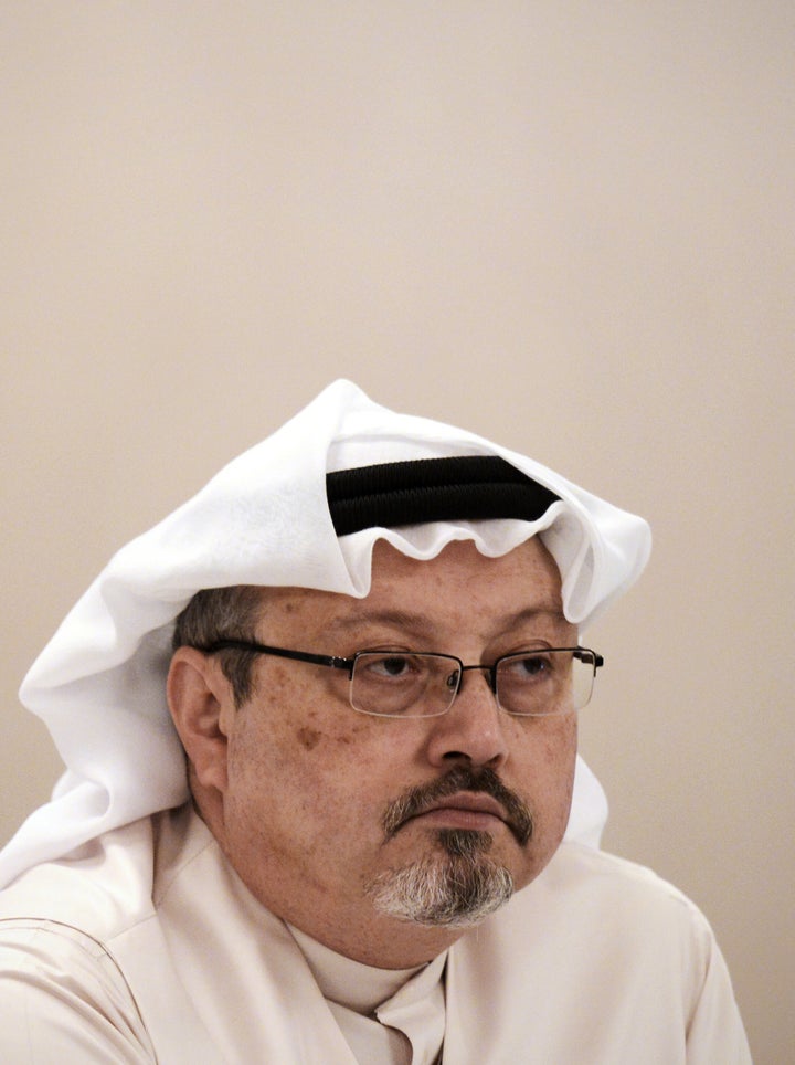 Jamal Khashoggi, en una conferencia en Manama, en 2014.