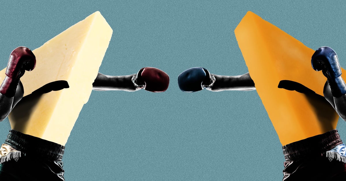 Orange vs. White Cheddar Cheese What's The Difference, Anyway