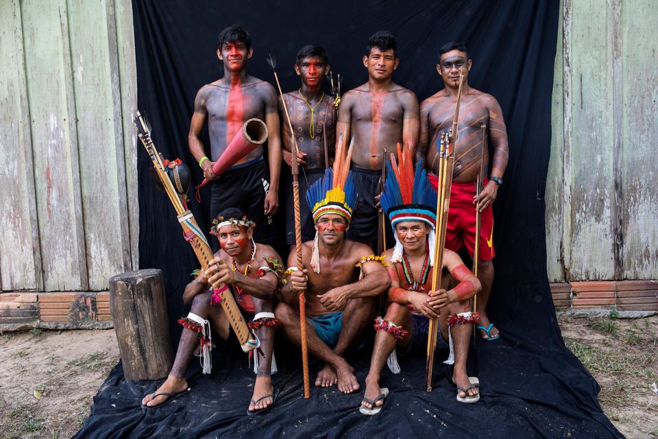 Τέμπε: Η φυλή του Αμαζονίου που ζωγραφίζει τα πρόσωπά της για έναν ξεχωριστό