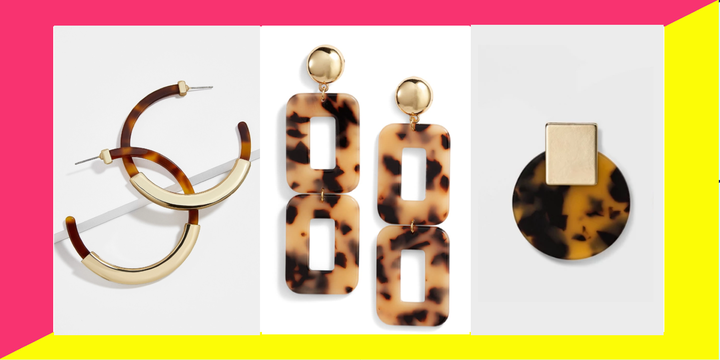 Loft sales tortoiseshell earrings