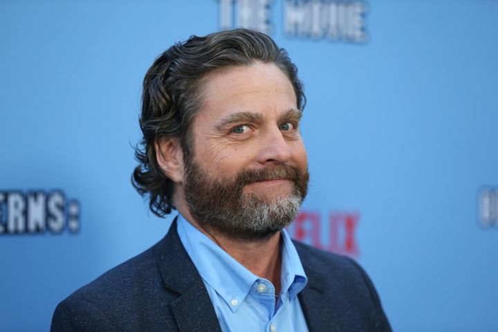 Zach Galifianakis at the Los Angeles premiere of Netflix's "Between Two Ferns: The Movie" on Sept. 16.