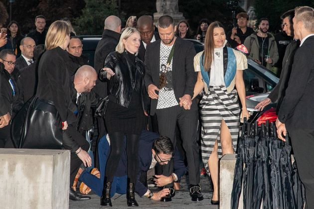 Justin Timberlake Is Latest Target For Serial ‘Prankster’ Vitalii Sediuk As He Attempts To Floor Singer At Paris Fashion Week