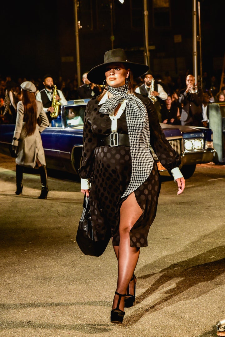 Ashley Graham walks the runway at the Tommy Hilfiger x Zendaya show on Sept. 8, 2019.