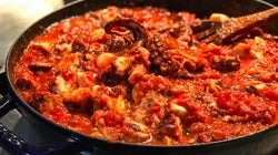 Pulpo en salsa