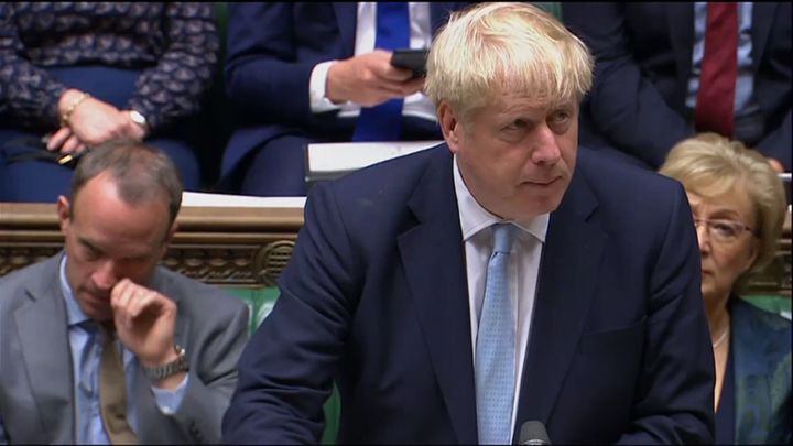 Prime Minister Boris Johnson gives a statement to the House of Commons on his Brexit proposals.