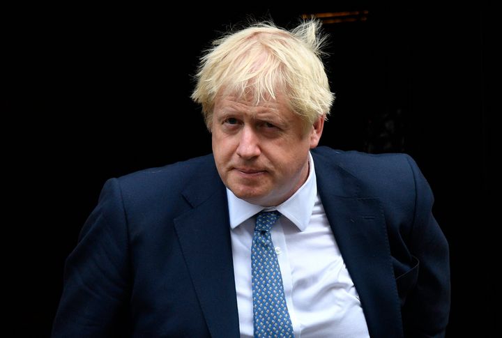 British Prime Minister Boris Johnson departs his official residence in London on Sept. 26, 2019. Johnson says his new Brexit proposal is a "compromise" for the EU.