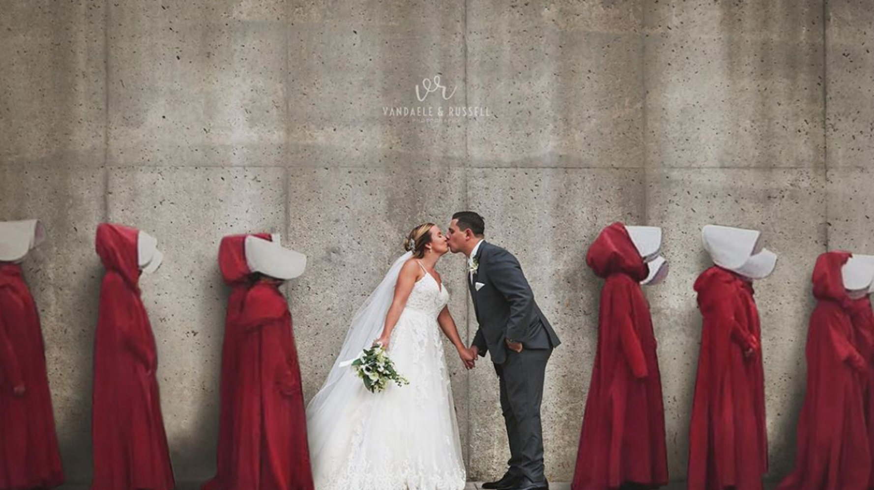 Westlake Legal Group 5d962f0d2100000d04f9fe33 Photographer Behind Shocking ‘Handmaid’s Tale’ Wedding Pic Says It’s Not What You Think