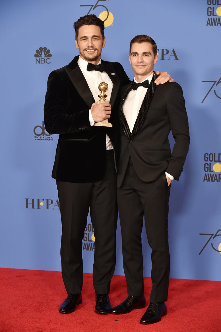 Franco won a Golden Globe in 2017