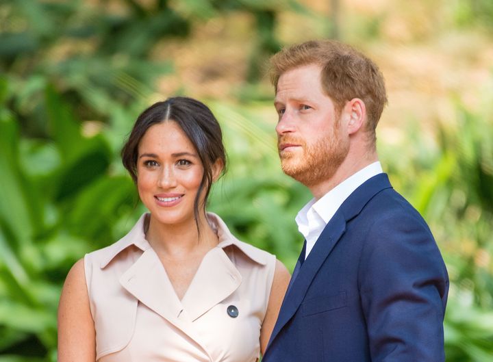 Prince Harry and Meghan, Duke and Duchess of Sussex in Johannesburg, South-Africa.