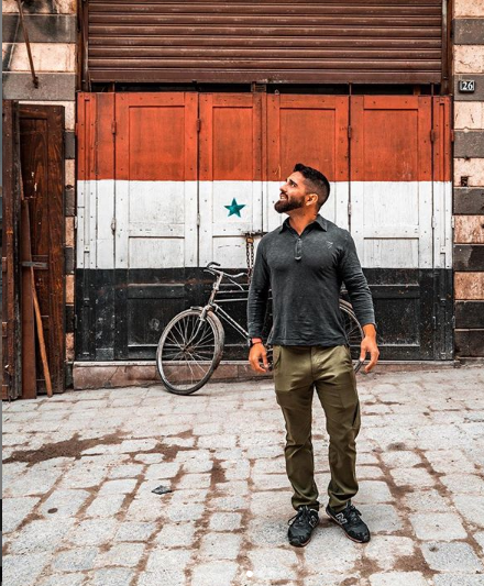 .El autor en Damasco, Siria. <a href="https://www.instagram.com/wanderreds/" target="_blank" rel="noopener noreferrer">Más imágenes en su cuenta de Instagram, @wanderreds</a>.