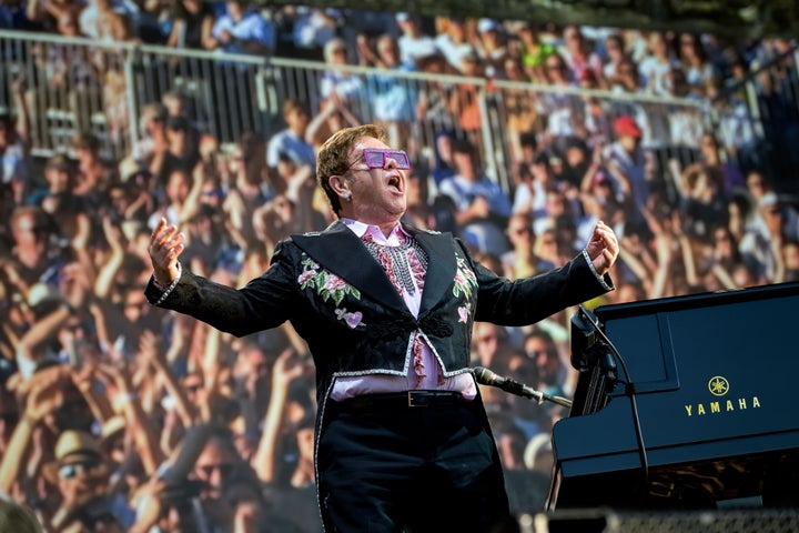 Elton is currently on his farewell tour