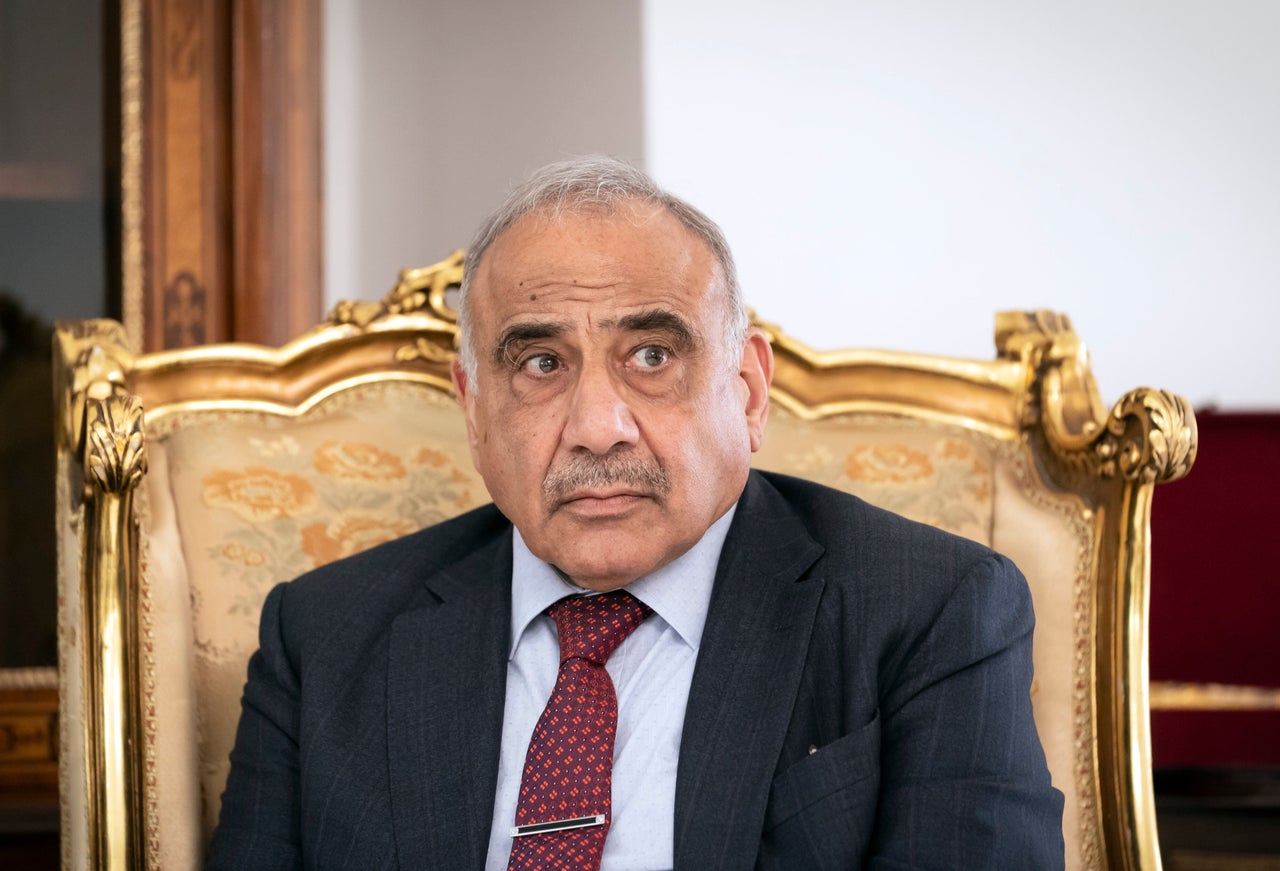 <strong>Adil Abdul-Mahdi, Prime Minister of Iraq, pictured during a meeting with German Foreign Minister Maas (unseen) on June 08.</strong>