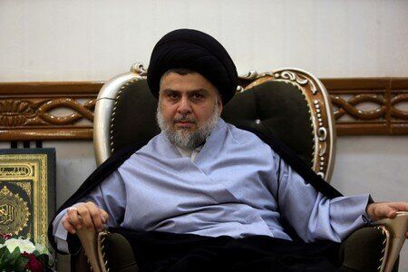 Iraqi Shi'ite cleric Moqtada al-Sadr.