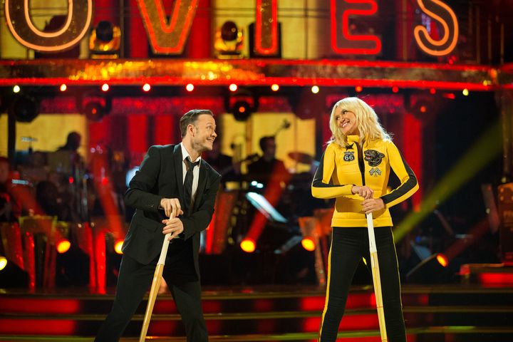 Anneka and Kevin were voted off after their Movie Week performance