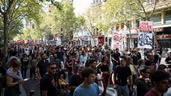 Cientos de personas se manifiestan en Madrid contra las casas de