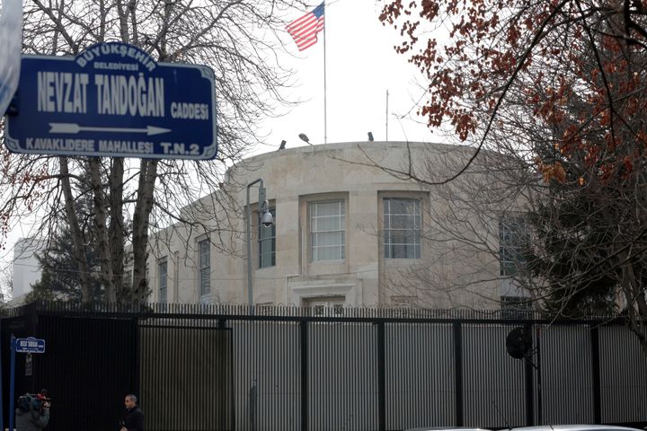 Η Αμερικανική Πρεσβεία στην Τουρκία. ΦΩΤΟ ΑΡΧΕΙΟΥ.