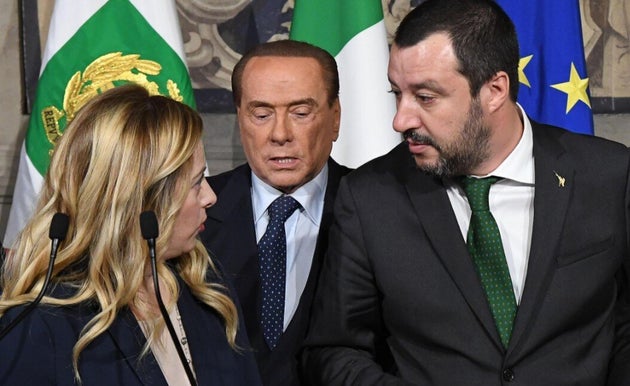 Risultati immagini per berlusconi, meloni, salvini