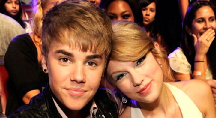 Justin Bieber and Taylor Swift in 2011.
