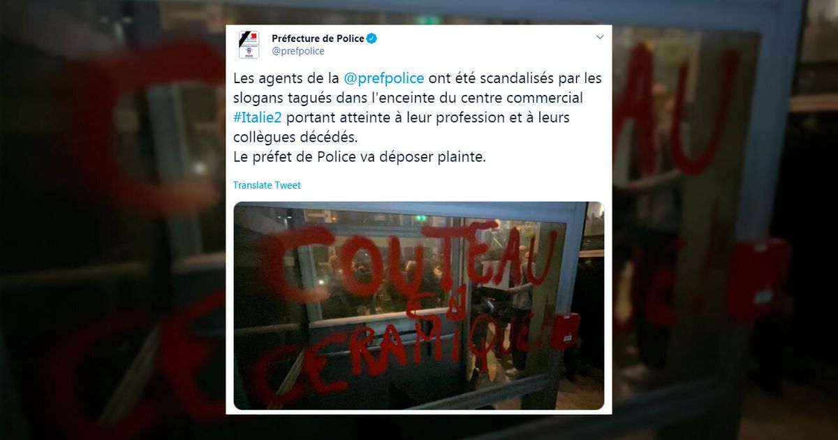 Le Préfet De Police Porte Plainte Après Des Tags Moquant L