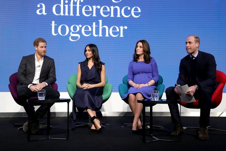 The royal couples worked together in the past on mental health initiatives, such as The Royal Foundation's Heads Together program.