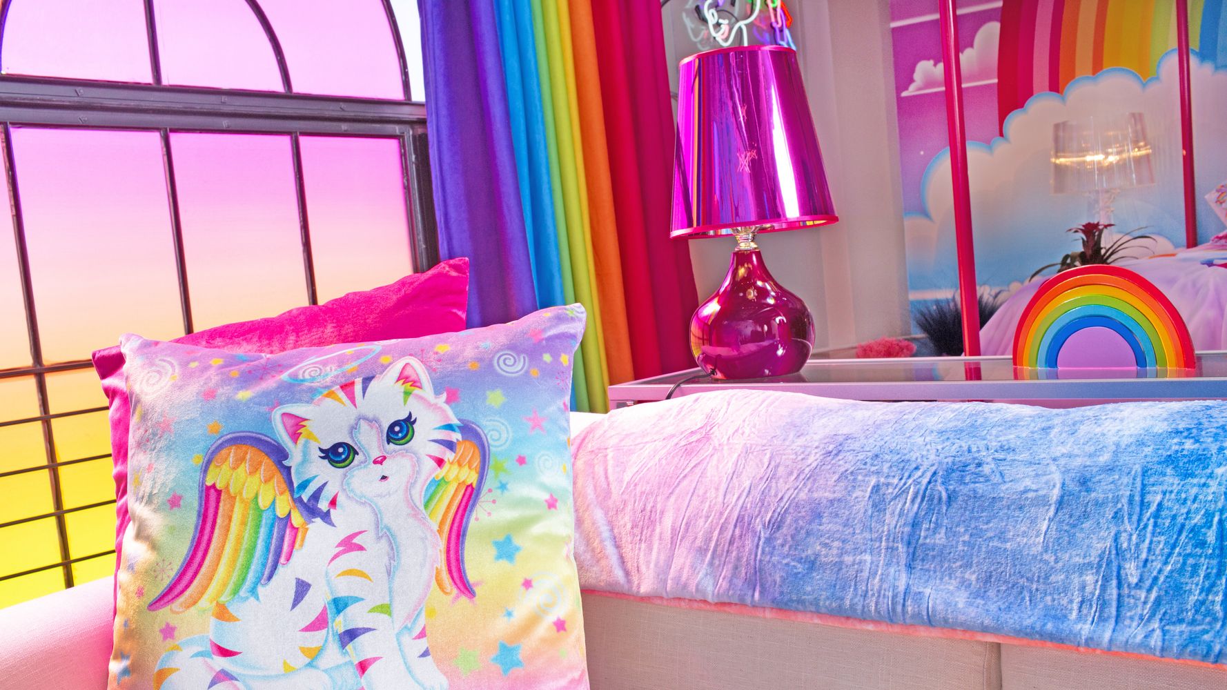 My Stay At The Lisa Frank Flat Was All Rainbows, Unicorns And