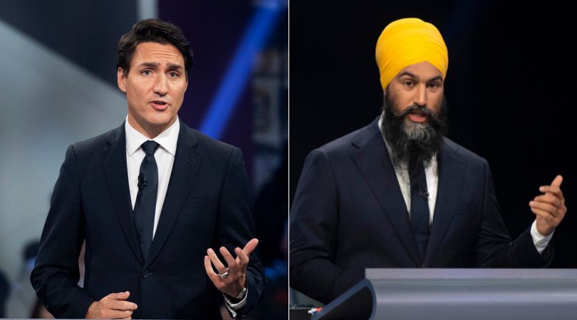 Trudeau Criticizes Singh’s Stance On Quebec’s Bill 21 At Leaders ...