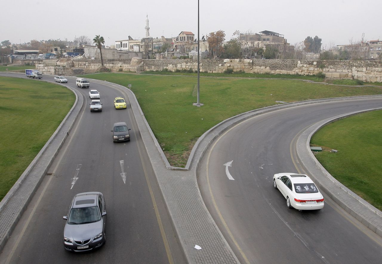 Αυτοκινητόδρομος στη Δαμασκό.
