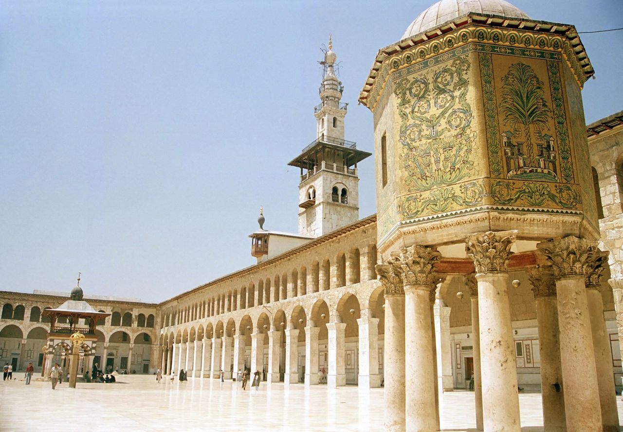 Το τζαμί Ουμαγιάντ, στη Δαμασκό.