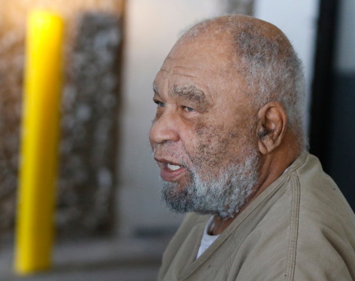 Samuel Little, who often went by the name Samuel McDowell, leaves the Ector County Courthouse after attending a pre-trial hearing in Odessa, Texas last year.