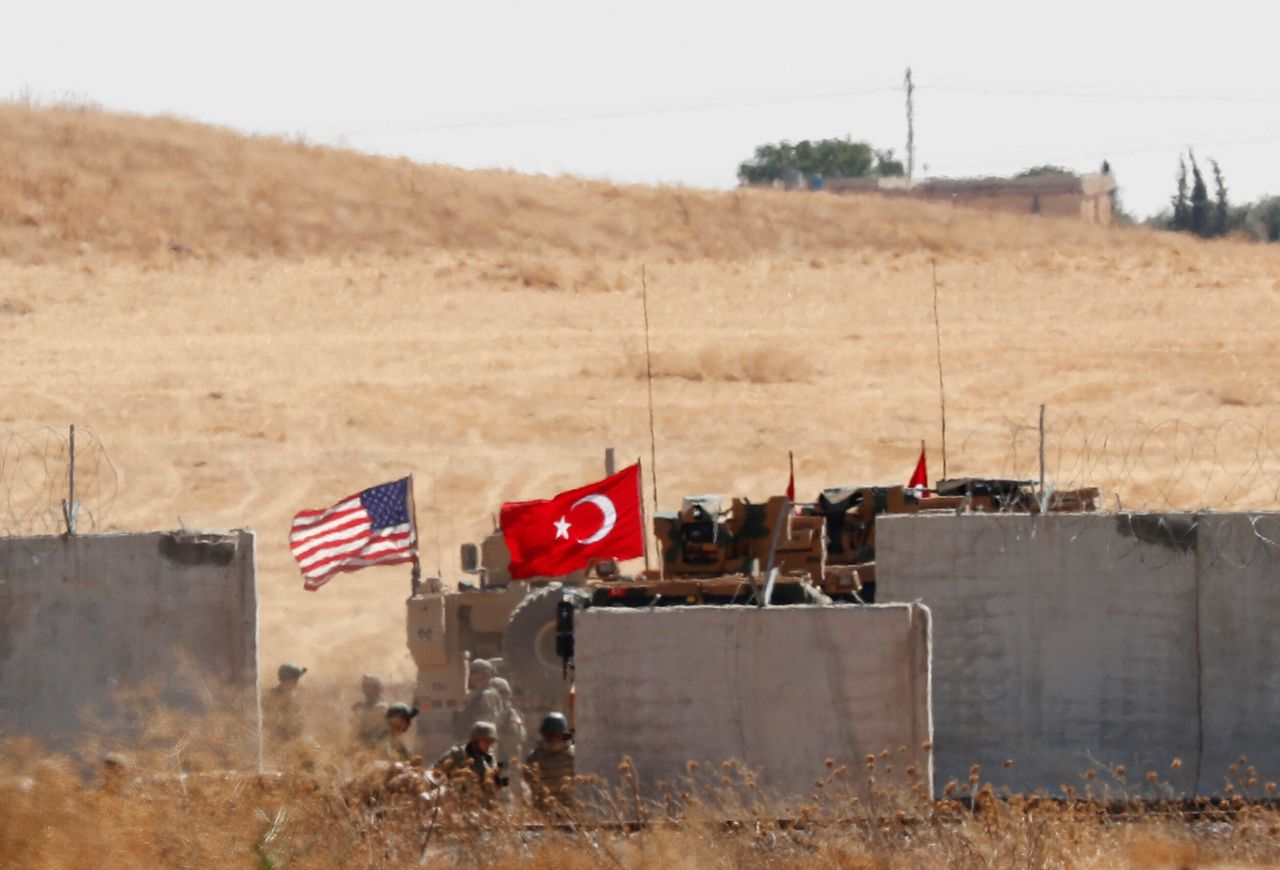Κοινέ περιπολίες ΗΠΑ και Τουρκίας στα σύνορα με τη Συρία (Σεπτέμβριος 2019)