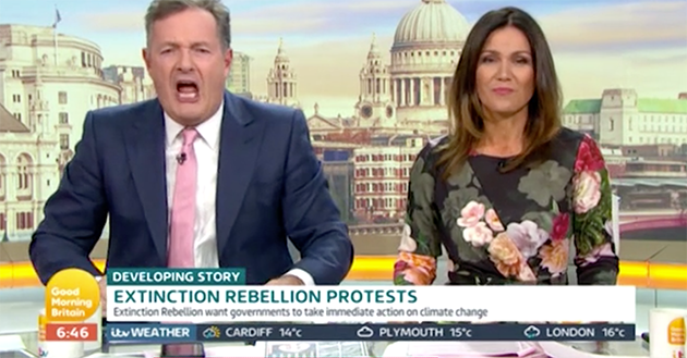 Piers Morgan Mocks Greta Thunberg As He Launches Attack On Shameless Extinction Rebellion Hypocrites