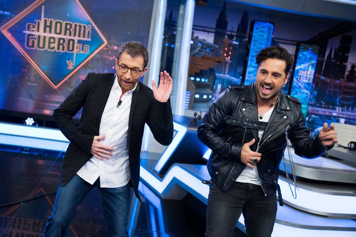 David Bustamante y Pablo Motos en 'El Hormiguero' (Antena 3).