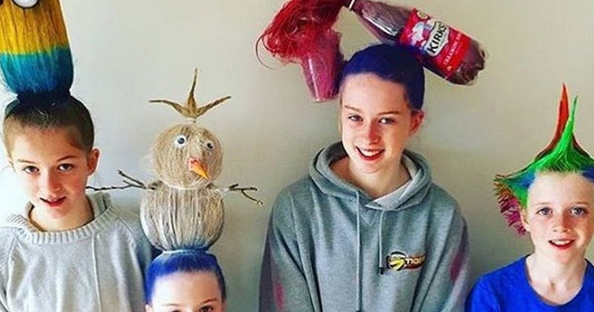 Crazy Hair Day Ideas: These Parents Take Things To A Whole New Level |  HuffPost News