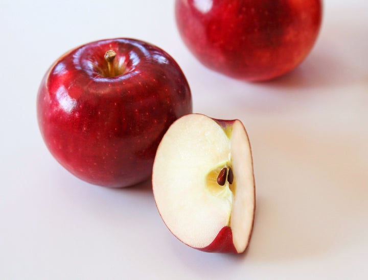 Cosmic Crisp apple bursting into orchards