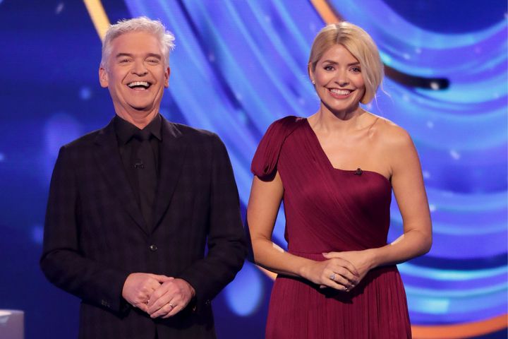 Dancing On Ice presenters Phillip Schofield and Holly Willoughby.